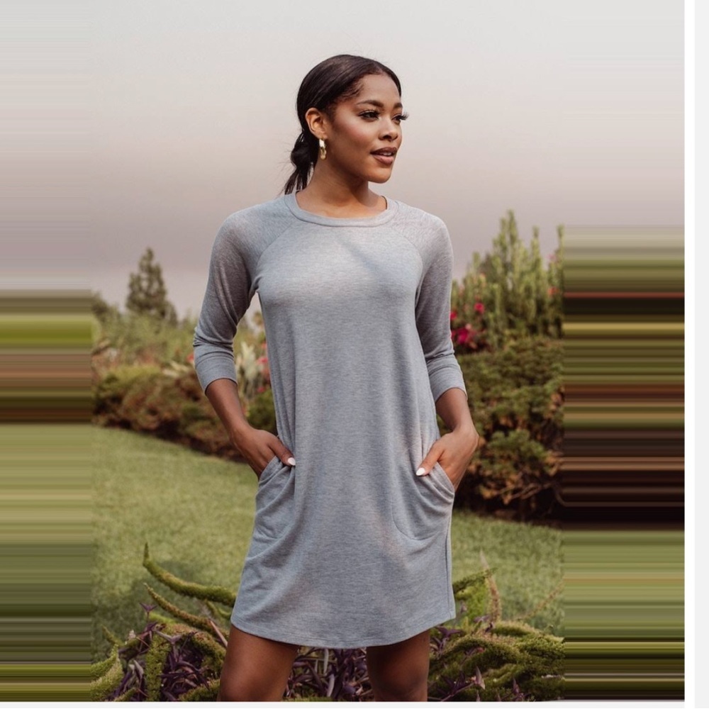 Veronica M French Terry Dress
